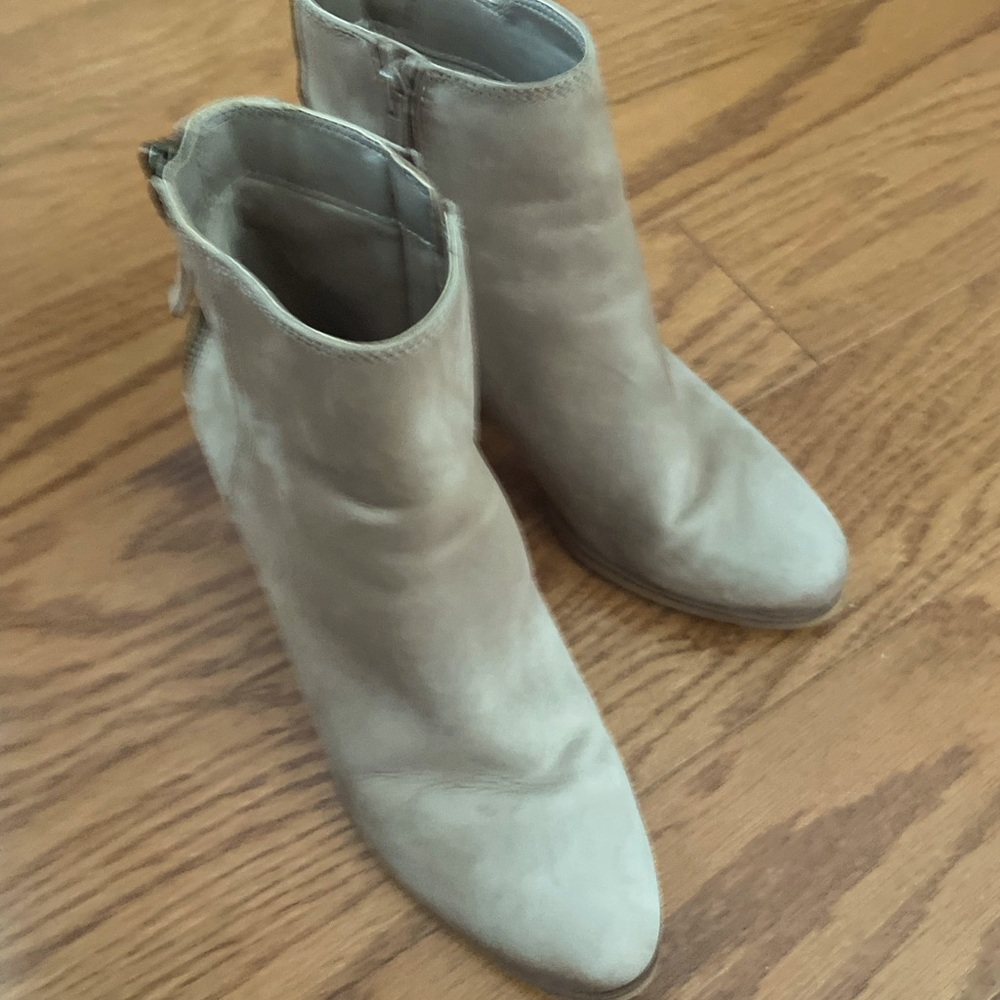 ALDO Tan Suede Booties